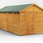 Power Security Apex Garden Shed 18 x 8