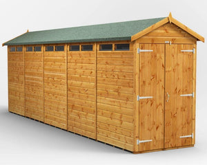 Power Security Apex Garden Shed 20 x 4