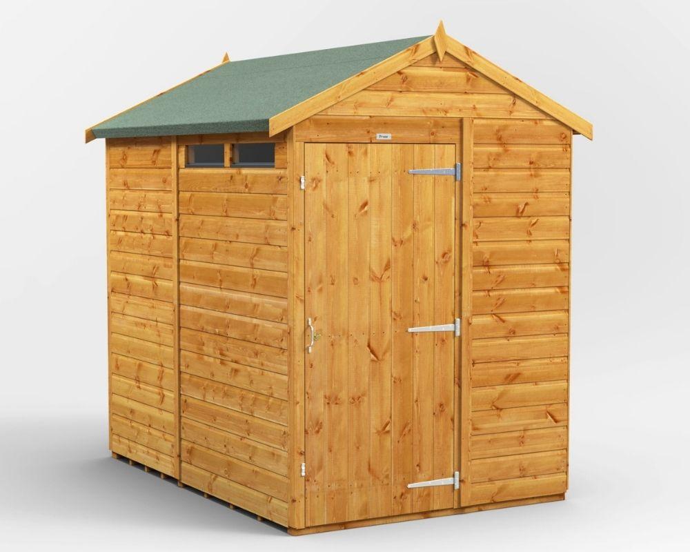 Power Security Apex Garden Shed 7x5 ft