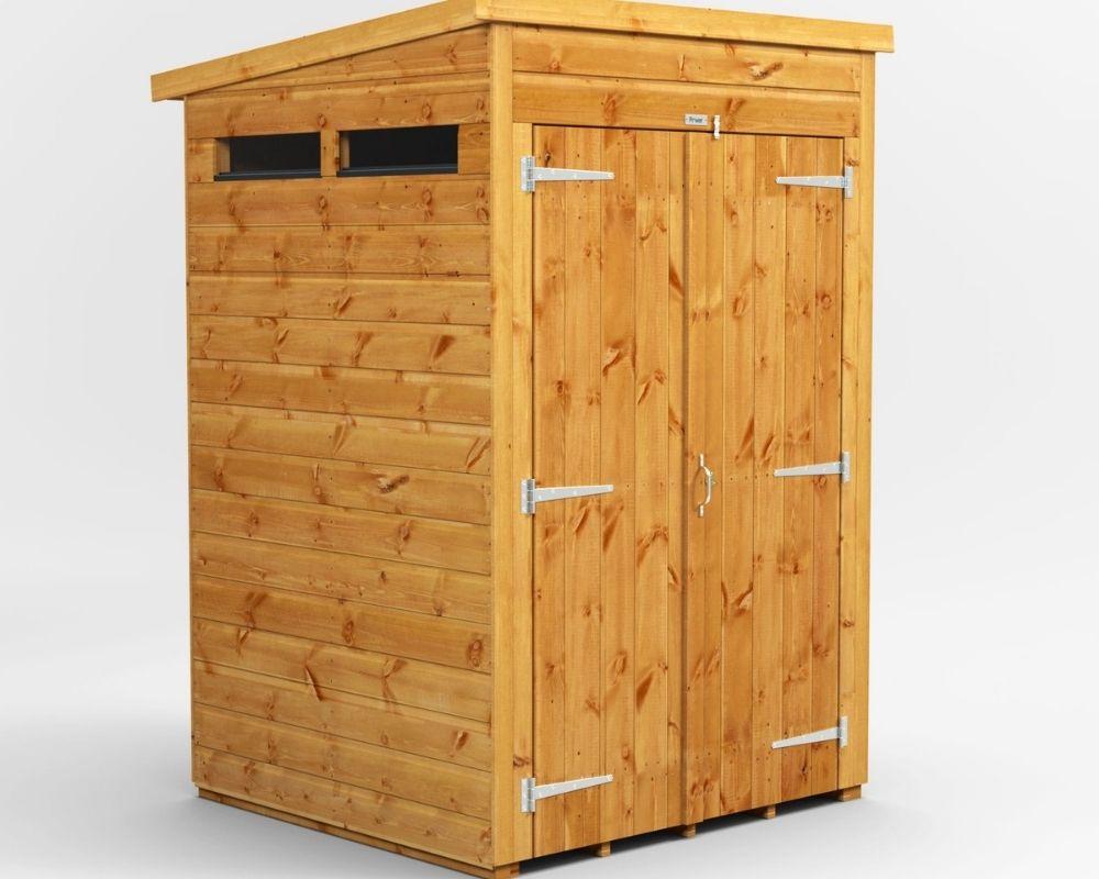 Power Security Pent Garden Shed 4 x 4