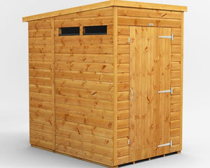 Power Security Pent Garden Shed 4 x 6