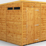 Power Security Pent Garden Shed 6 x 6
