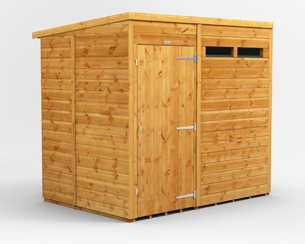 Power Security Pent Garden Shed 7x5