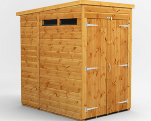 Power Security Pent Garden Shed 4x6