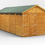 Power Security Apex Garden Shed 20x8