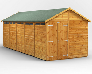 Power Security Apex Garden Shed 20x8