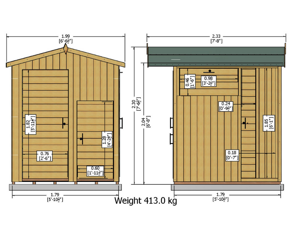 Shire T&G Flat-pack Multi Store 6x6