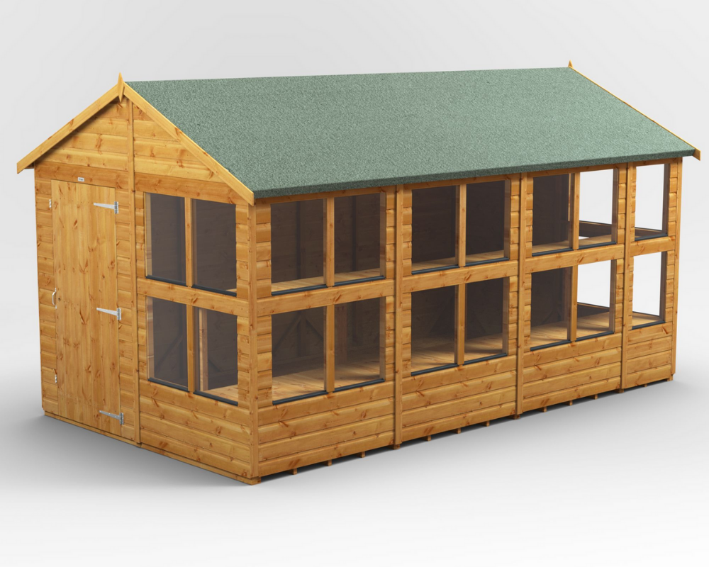 Power Apex Potting Shed 14x8 ft