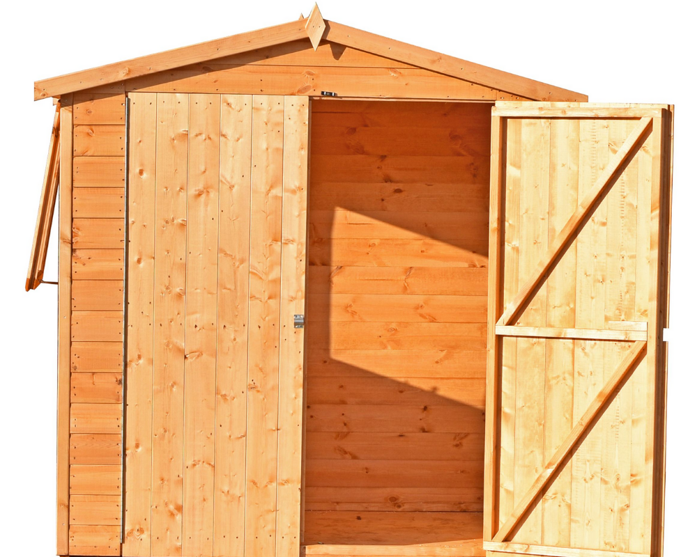 Shire Premium Shed Range Lewis Double Door Shed 4x6