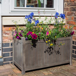 Rowlinsons Alderley Grey Rectangular Planter
