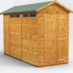 Power Security Apex Garden Shed 10x4