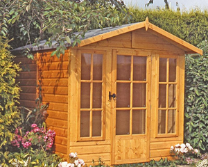 Shire Chatsworth Wooden Garden  Summerhouses 7 x 7 - Garden Life Stores. 