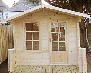 Shire Maulden  with Verandah Log Cabin 7x7