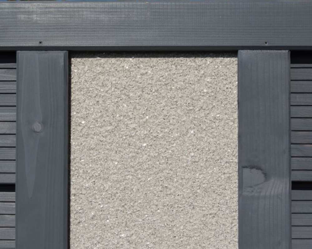 Rowlinsons 6x3 Angled Palermo Screen Solid Infill