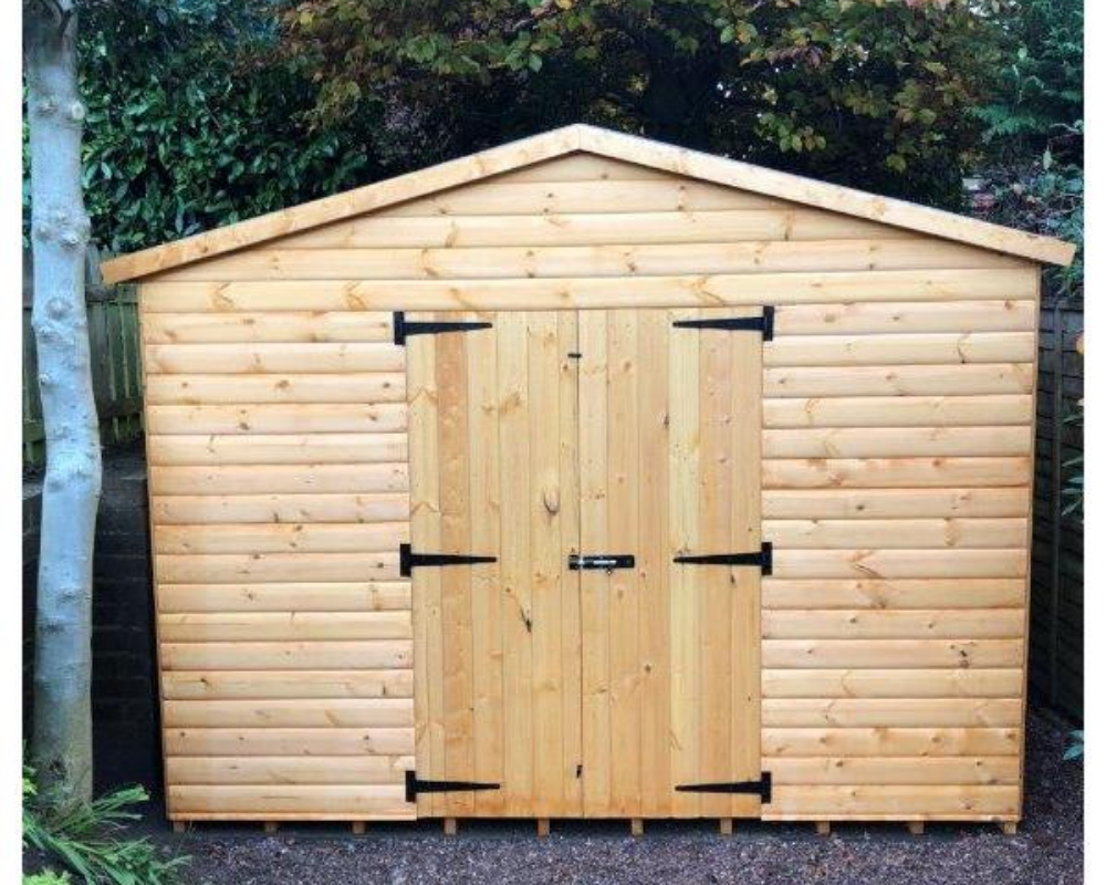 Shedrite Deluxe Apex Shed For Extra Strength