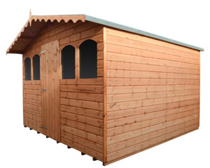 Shedrite Summer Shed with 1 FT Canopy