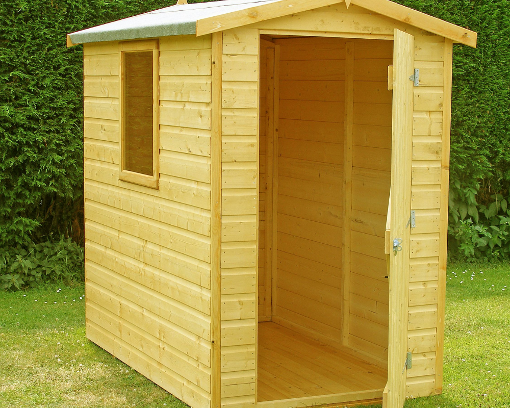 Shire Premium Shed Range Lewis Single Door Shed 6x4