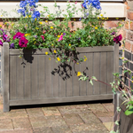 Rowlinsons Alderley Grey Rectangular Planter