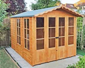 Shire Kensington Wooden Summerhouses 7 x 10 - Garden Life Stores. 