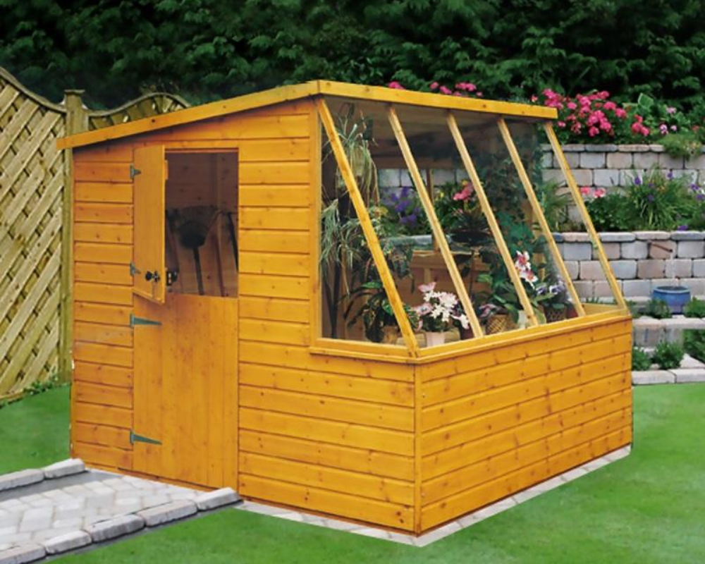 Shire Potting Shed Iceni Style A 8 x 6 - Garden Life Stores. 