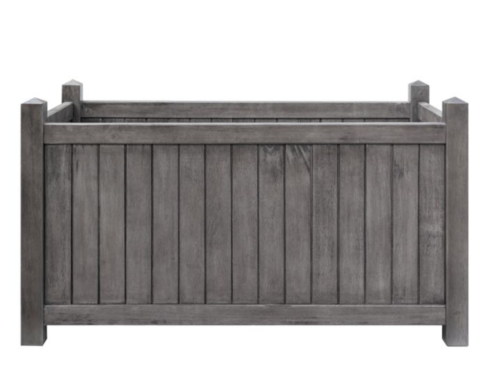 Rowlinsons Alderley Grey Rectangular Planter