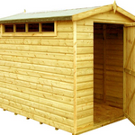 Shire Premium Shed Range Security Apex Single Door 10x8