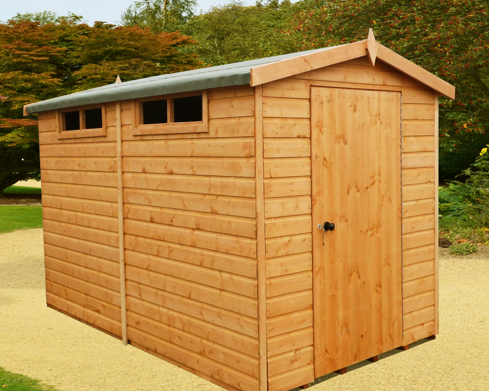 Shire Premium Shed Range Security Apex Single Door 10x6