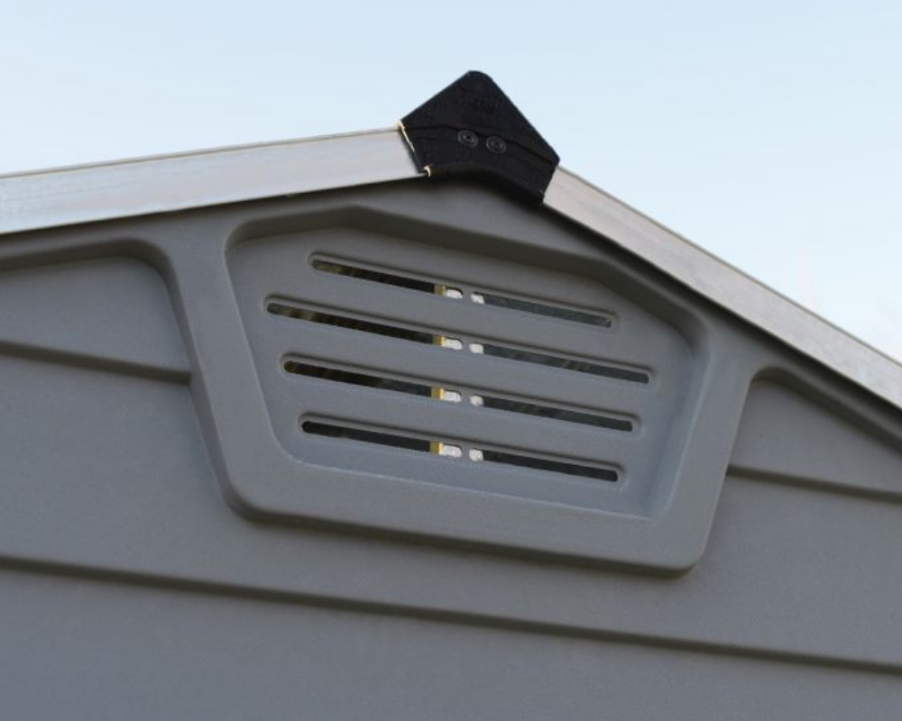Rowlinsons Palram 6x10 Skylight Grey Deco Apex Shed