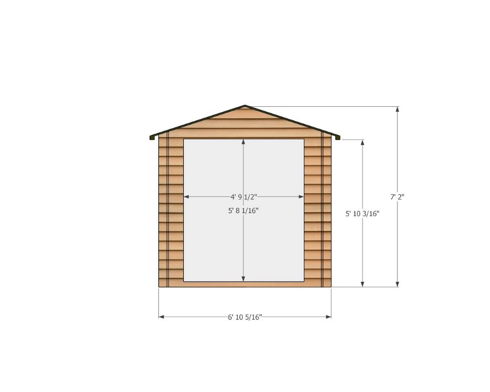 Shire Bradley Wooden Log Cabin 9x9