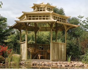 Rowlinsons Oriental Pagoda Garden Gazebos