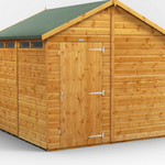 Power Security Apex Garden Shed 8x8