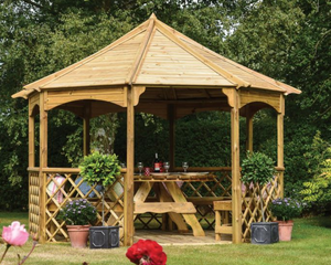 Rowlinsons Buckingham Gazebo Garden Gazebos