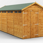 Power Security Apex Garden Shed 16x6