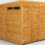 Power Security Pent Garden Shed 6x6