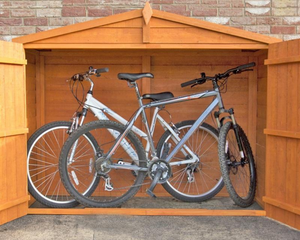 Shire Apex Bike Store Shiplap with Floor 7 x 3 - Garden Life Stores.