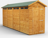 Power Security Apex Garden Shed 16x4