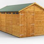 Power Security Apex Garden Shed 16x8