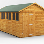 Power Apex Garden Shed 16x8 ft