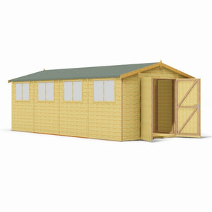 Shire Workspace Premium Shed Range 10 x 10, 10 x 15 and 10 x 20 - Garden Life Stores. 