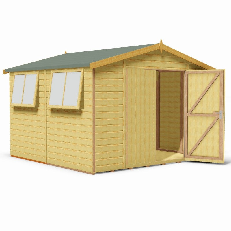 Shire Workspace Premium Shed Range 10 x 10, 10 x 15 and 10 x 20 - Garden Life Stores. 