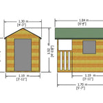 Shire Wooden Little Playhouses Hide - Garden Life Stores. 