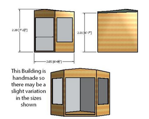 Shire Hampton Wooden Garden Summerhouses 10x10
