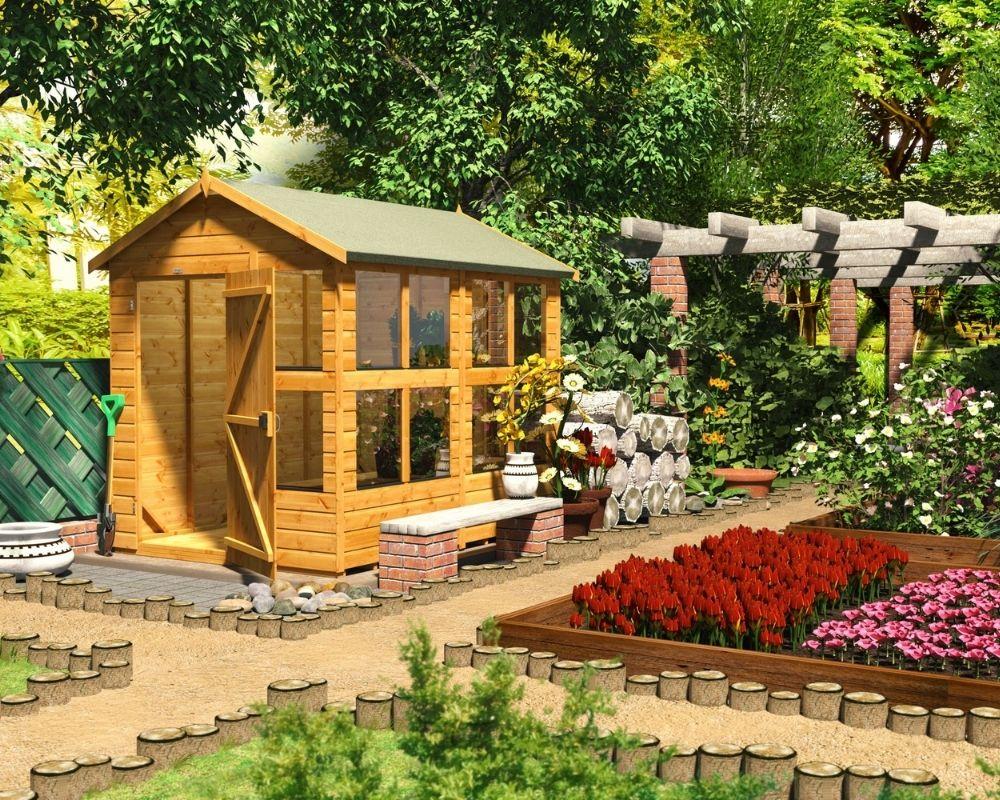 Power Apex Potting Shed 18x8 ft